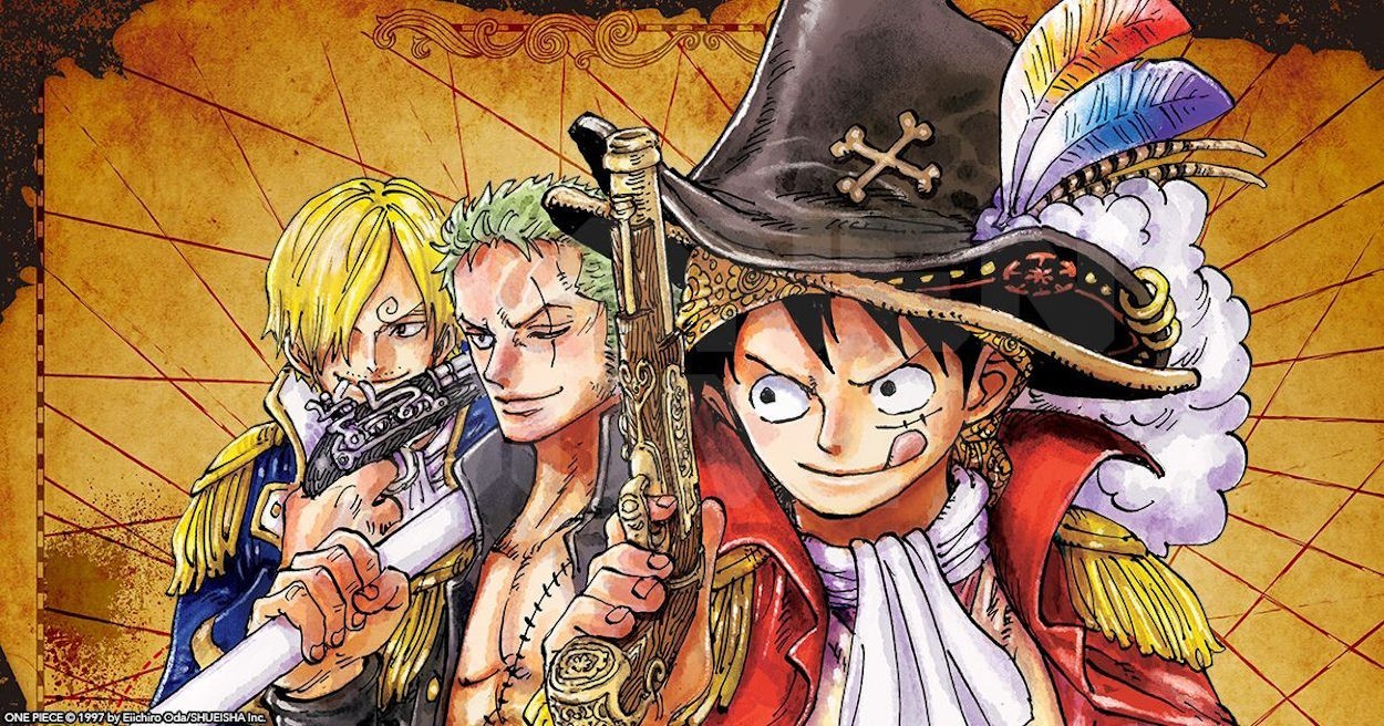 Zoro, Luffy, Sanji trong manga One Piece