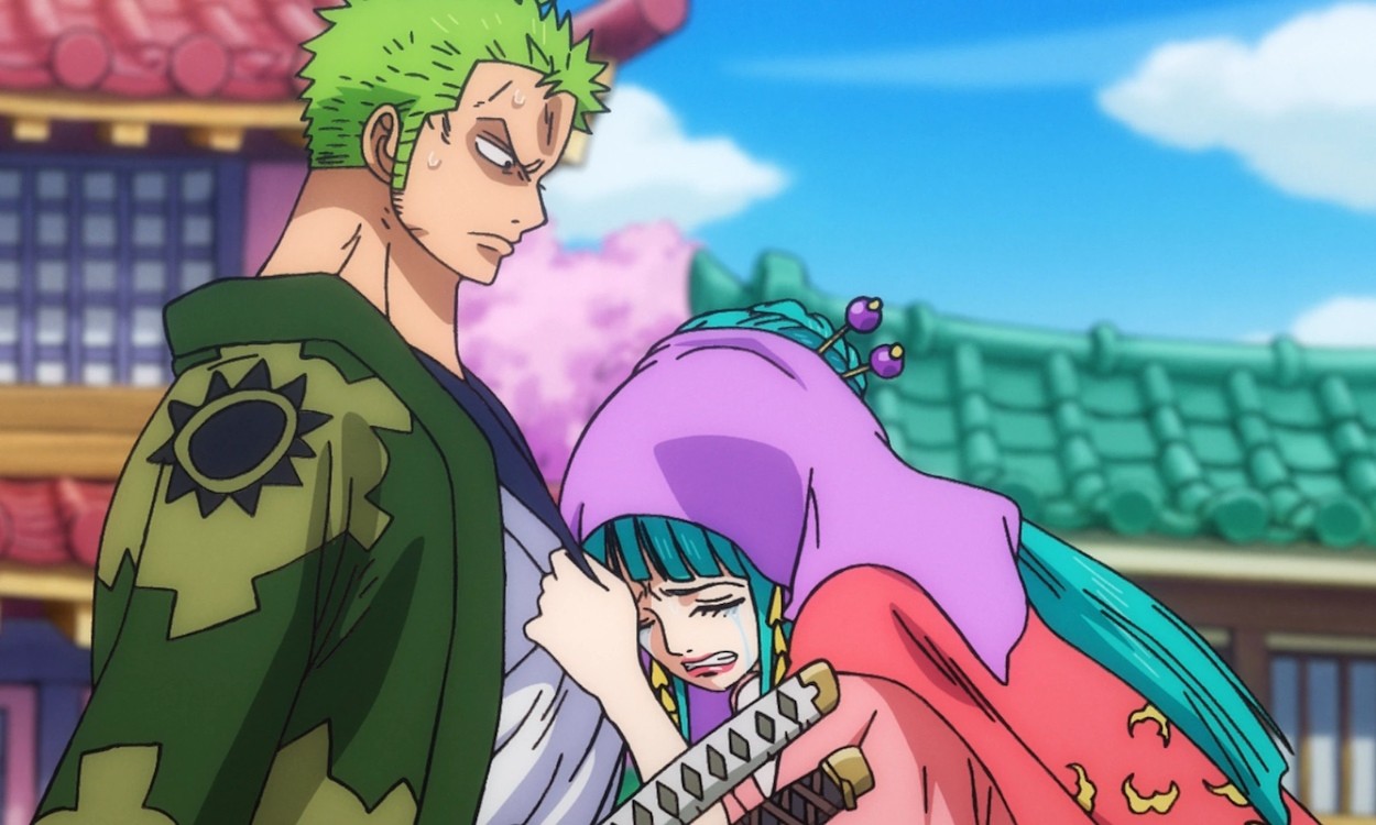 Zoro và Hiyori khi Yasuie